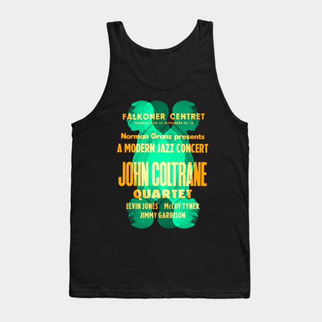 John coltrane concert graphic Tank Top by HAPPY TRIP PRESS